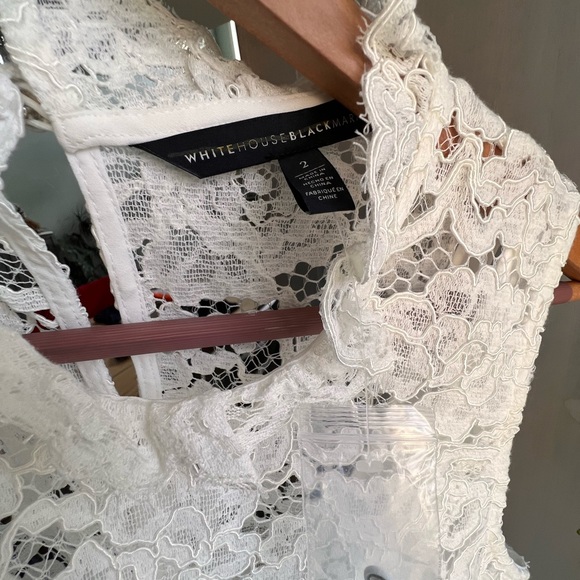 Sleeveless Lined Lace Blouse (XS) NWT - Picture 3 of 3